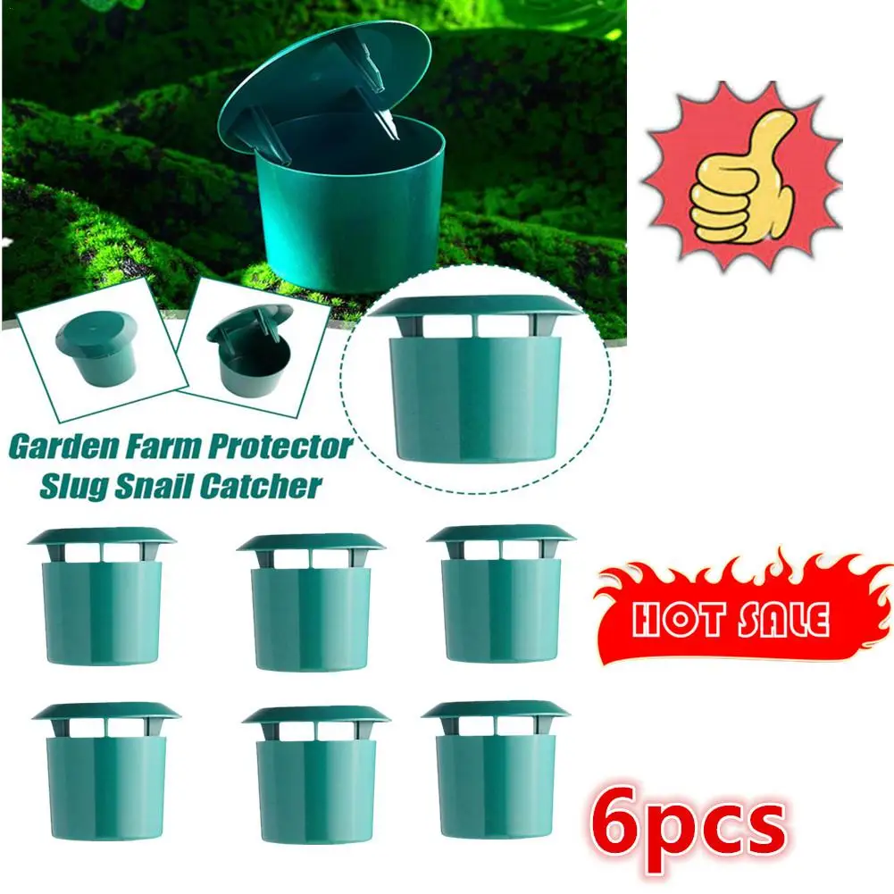 6pcs Animal Pest Repeller Gintrap Tools Slug House Snail Trap Catcher Snail Cage Garden Farm Protector Eco-friendly Rejec
6pcs Animal Pest Repeller Gintrap Tools Slug House Snail Trap Catcher Snail Cage Garden Farm Protector Eco-friendly Rejec