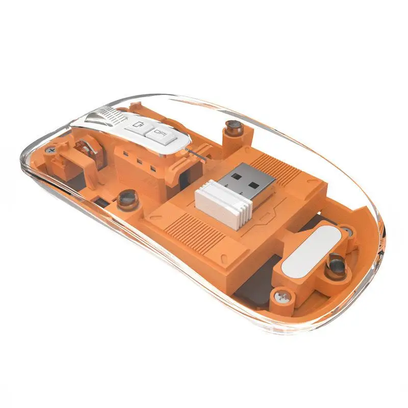 Wireless Transparent Mouse with Magnetic Stand Three-Mode Switch Four-Gear Power Indicator Rechargeable Quiet Click for Laptops
Wireless Transparent Mouse with Magnetic Stand Three-Mode Switch Four-Gear Power Indicator Rechargeable Quiet Click for Laptops