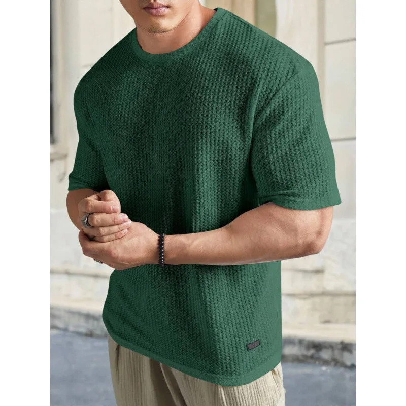 Simple Casual Men's Short Sleeve T-Shirt Q 77724 Cool Feeling Cross-Border Short Sleeve Shirt for Men Spring Season
Simple Casual Men's Short Sleeve T-Shirt Q 77724 Cool Feeling Cross-Border Short Sleeve Shirt for Men Spring Season