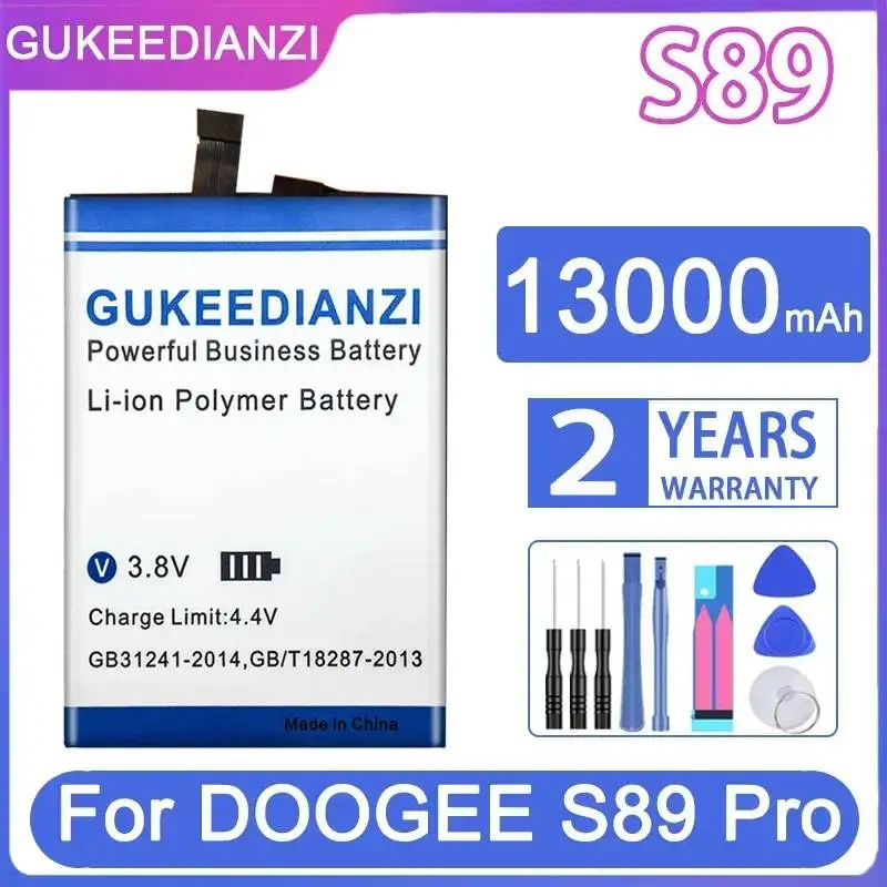 Mobile Phone Battery Reliable Replacement Fast Charging 13000mAh For Doogee S89 Pro S89Pro
Mobile Phone Battery Reliable Replacement Fast Charging 13000mAh For Doogee S89 Pro S89Pro