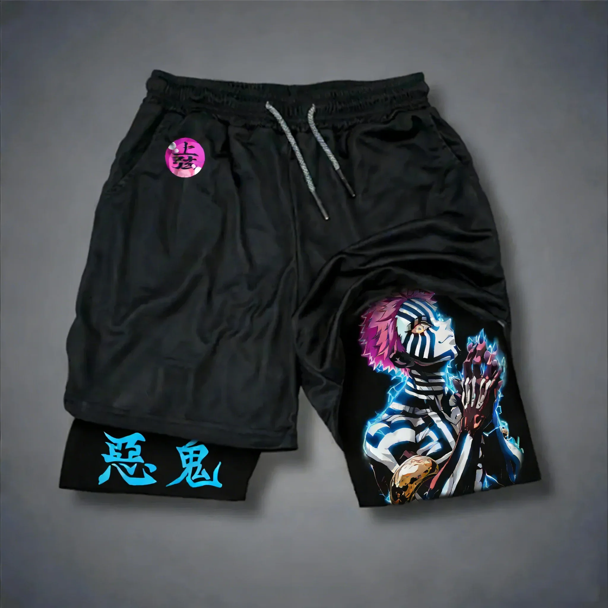 2026 Demon Slayer Men's Summer Shorts 2026 New Akaza Anime Printed Running Football Quick Drying Breathable 2-in-1 Sports Shorts
2026 Demon Slayer Men's Summer Shorts 2026 New Akaza Anime Printed Running Football Quick Drying Breathable 2-in-1 Sports Shorts