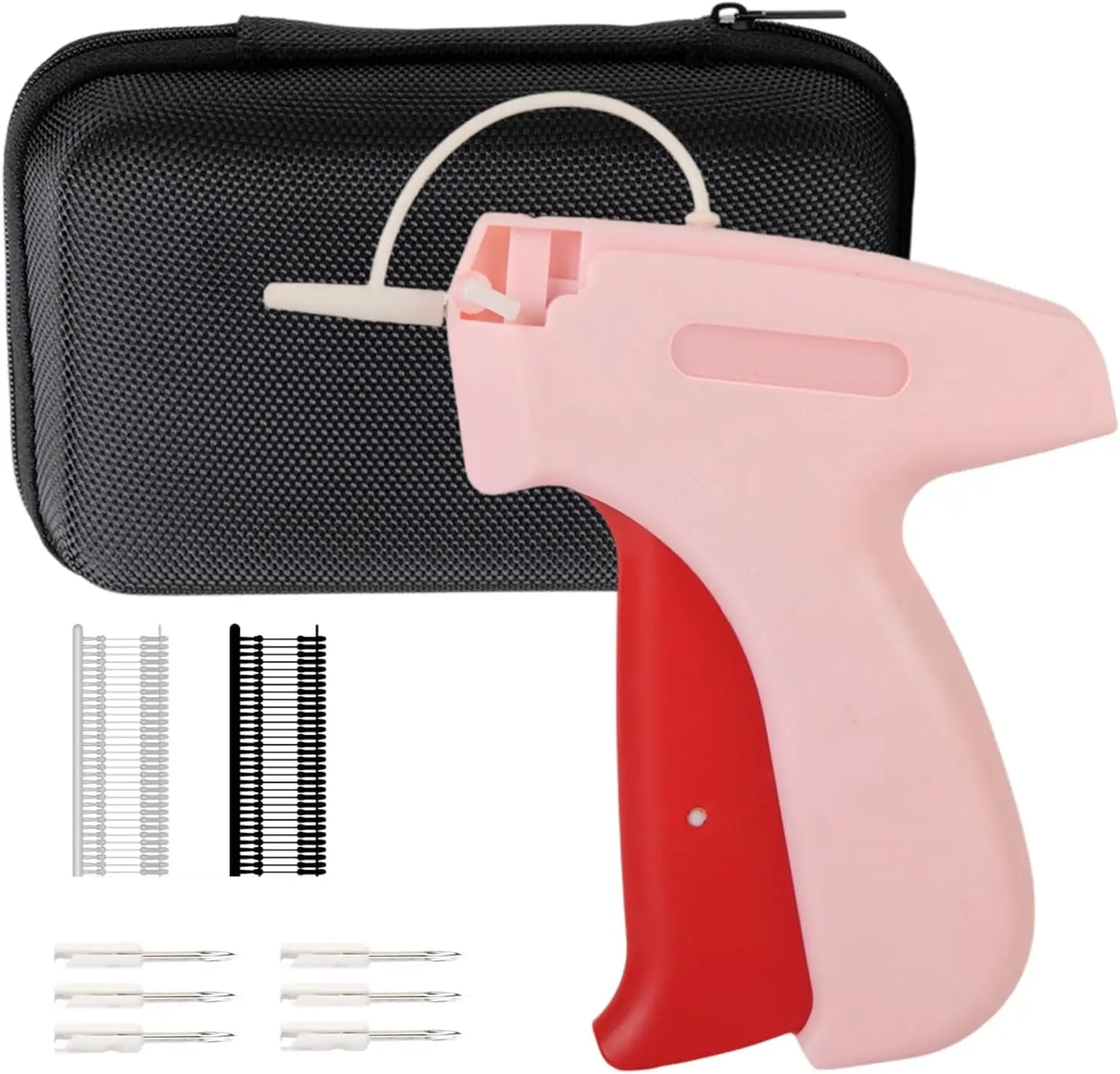 Pink Stitch Gun for Clothes, Microstitch Gun with 6 Needles, 1000 Black & 1000 White Fasteners
Pink Stitch Gun for Clothes, Microstitch Gun with 6 Needles, 1000 Black & 1000 White Fasteners