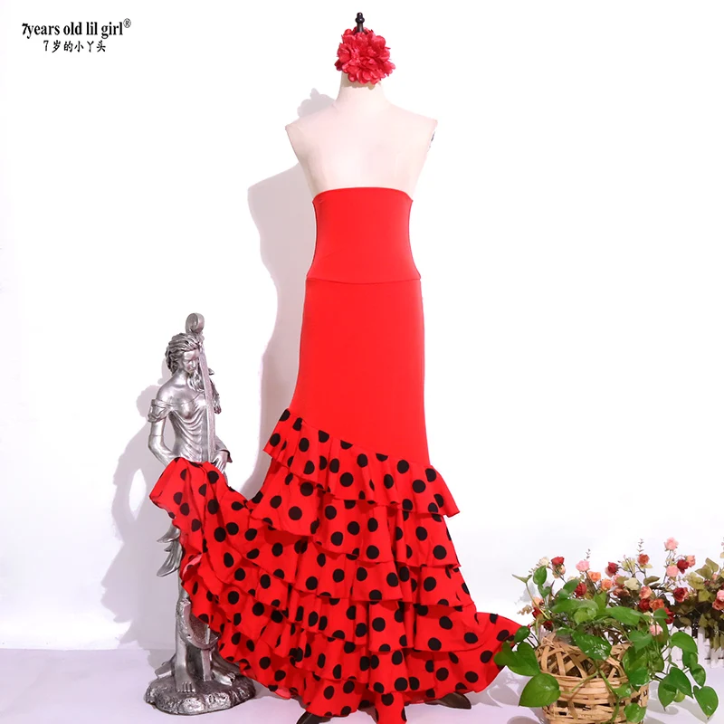 Spanish Flamenco Dance Practice Dress Skirt Multilayer Women Wear Fishtail DTT73
Spanish Flamenco Dance Practice Dress Skirt Multilayer Women Wear Fishtail DTT73