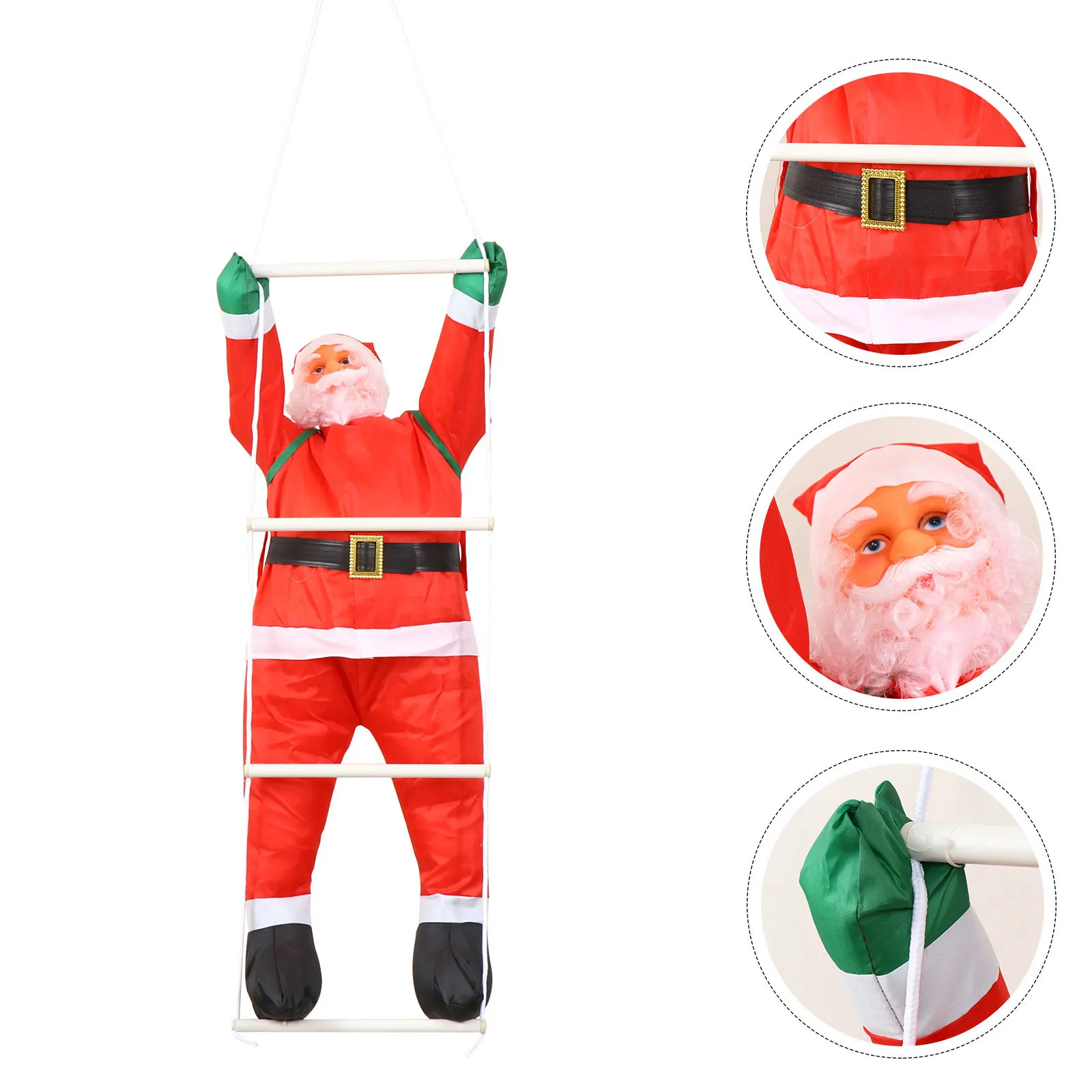 1Pcs Santa Claus Hanging Decor Climbing Ladder Pendant for Christmas Home Decoration Yard Porch Party Indoor Outdoor Xmas
1Pcs Santa Claus Hanging Decor Climbing Ladder Pendant for Christmas Home Decoration Yard Porch Party Indoor Outdoor Xmas