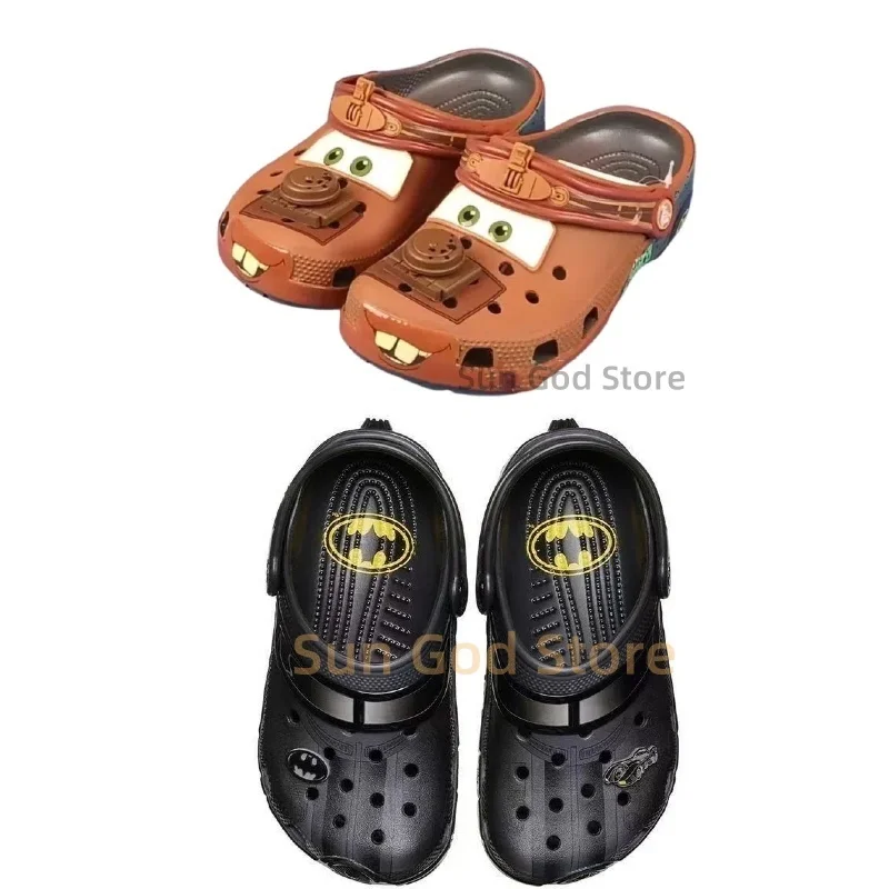 New Summer Funny Mater Slippers Cartoon Solid Waterproof Slippers Outdoor Sandals Casual Breathable Ankle-wrap EVA Shoes Gift
New Summer Funny Mater Slippers Cartoon Solid Waterproof Slippers Outdoor Sandals Casual Breathable Ankle-wrap EVA Shoes Gift