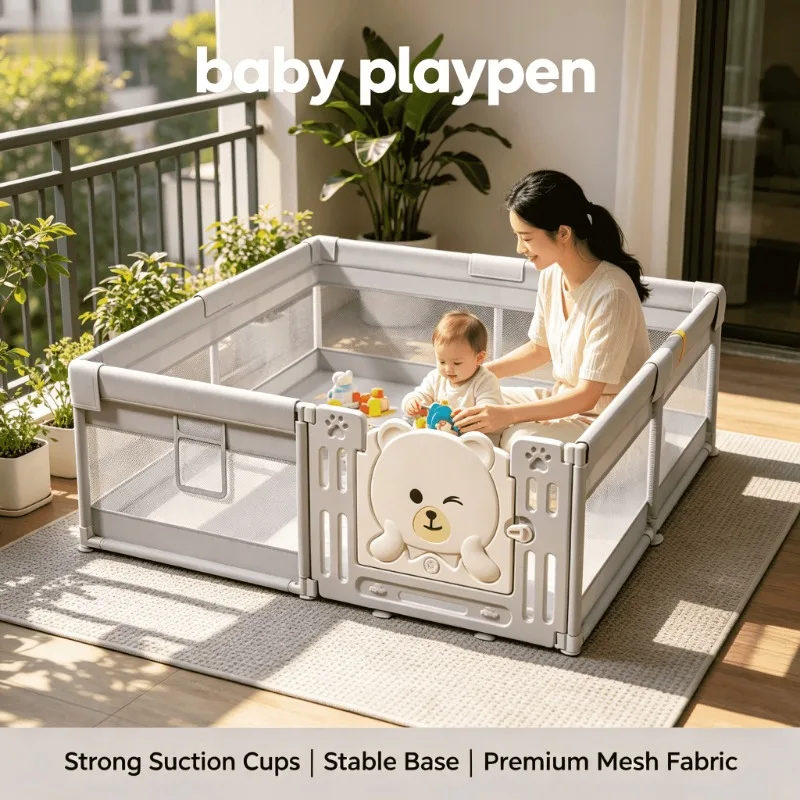 Indoor Toddler Play Yard Home Safety Portable Foldable BPA Free Easy Setup 6 Panel Safety Gate Fence Playpen Baby Baby Playpen
Indoor Toddler Play Yard Home Safety Portable Foldable BPA Free Easy Setup 6 Panel Safety Gate Fence Playpen Baby Baby Playpen