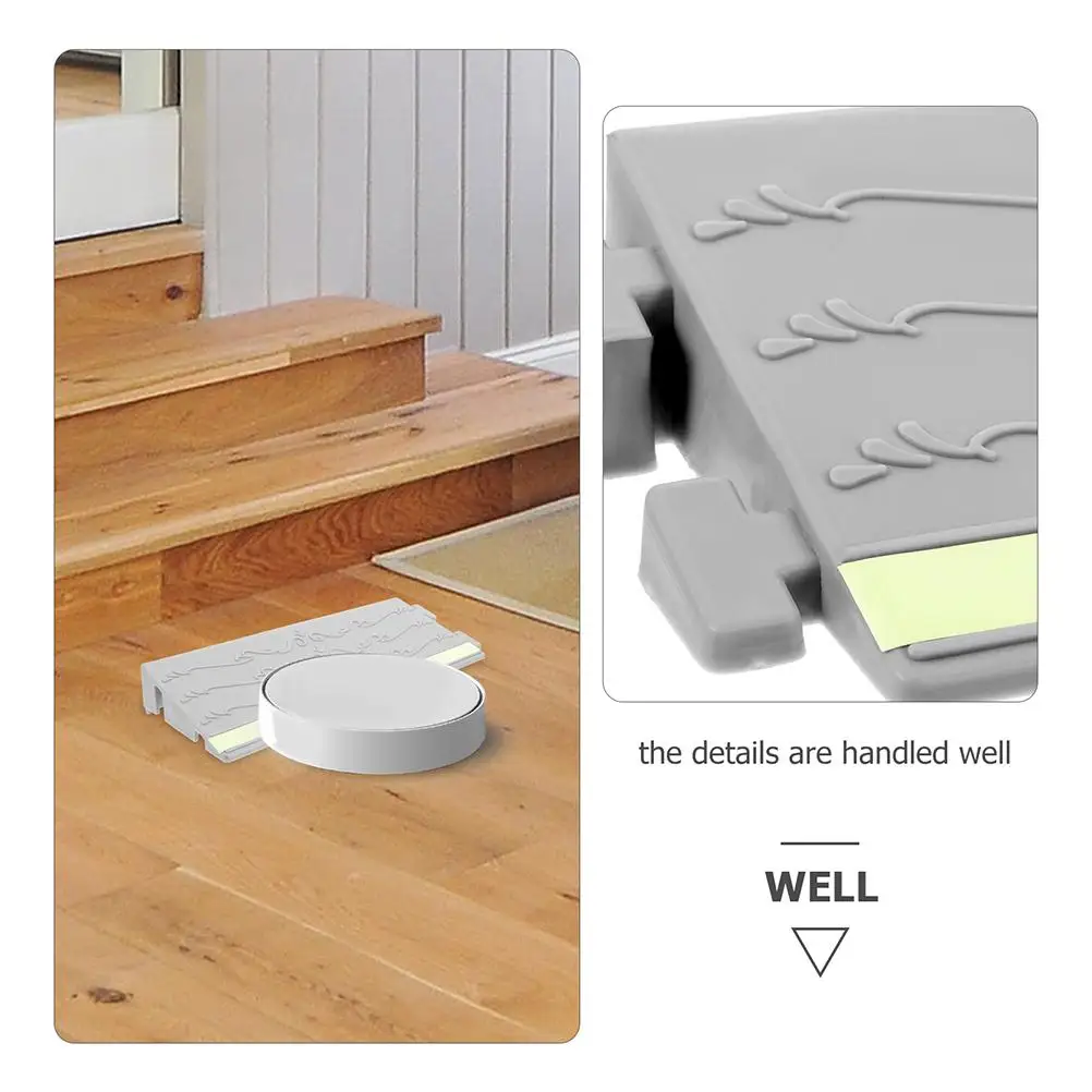 25X4.5 Black Fluorescent Plastic Ramp Sweeping Robot Climbing Mat Home Door Slopes Anti Slip Easy Installation Entry
25X4.5 Black Fluorescent Plastic Ramp Sweeping Robot Climbing Mat Home Door Slopes Anti Slip Easy Installation Entry