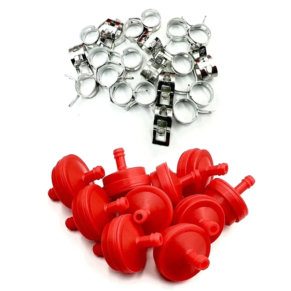 1/4 Inline Fuel Filter Replacement for Lawn Mower Compatible with 298090 298090S Includes 20 Clamps for Easy Installation
1/4 Inline Fuel Filter Replacement for Lawn Mower Compatible with 298090 298090S Includes 20 Clamps for Easy Installation