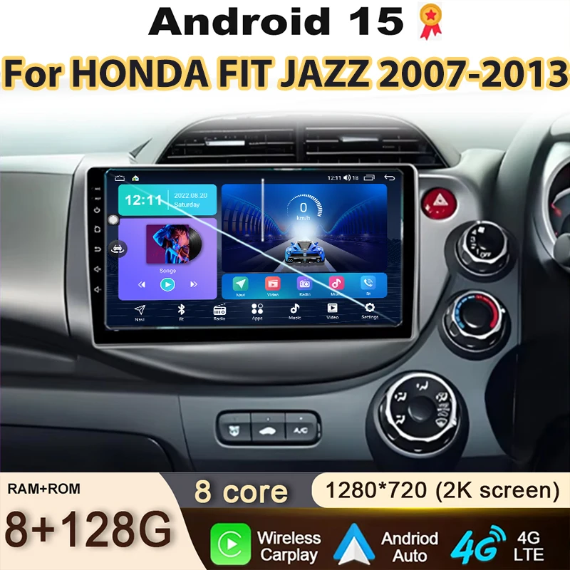 Android For Honda Jazz 2 GG 2008 - 2014 Fit 2 GE GP GE 2007 - 2014 GPS Car Radio Navigation Multimedia Video Player Stereo BT
Android For Honda Jazz 2 GG 2008 - 2014 Fit 2 GE GP GE 2007 - 2014 GPS Car Radio Navigation Multimedia Video Player Stereo BT