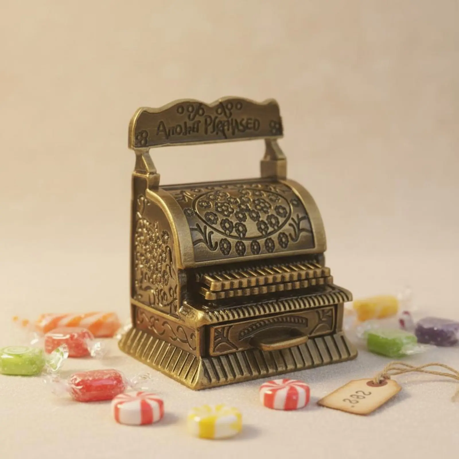Retro Register Register Ornament Realistic Detailing Mini Register Register Miniature Decor
Retro Register Register Ornament Realistic Detailing Mini Register Register Miniature Decor