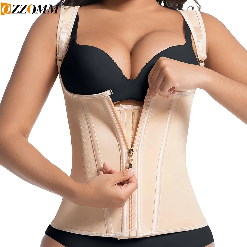 OZZOMM 1PCS Waist Trainer for Women Corset Shapewear Tummy Control Faja Body Shaper Waist Cincher with Adjustable Strap
OZZOMM 1PCS Waist Trainer for Women Corset Shapewear Tummy Control Faja Body Shaper Waist Cincher with Adjustable Strap