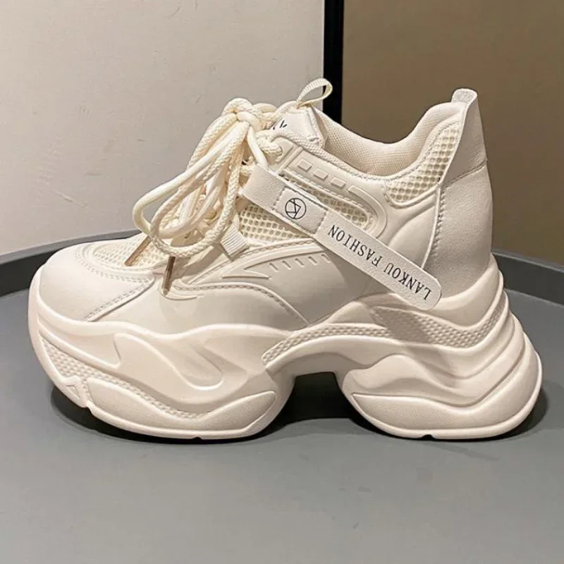 9CM Women Chunky Leather Sneakers High Platform Ulzzang Sports Shoes New 2023 Spring Thick Bottom Women's Wedge Casual Shoes
9CM Women Chunky Leather Sneakers High Platform Ulzzang Sports Shoes New 2023 Spring Thick Bottom Women's Wedge Casual Shoes