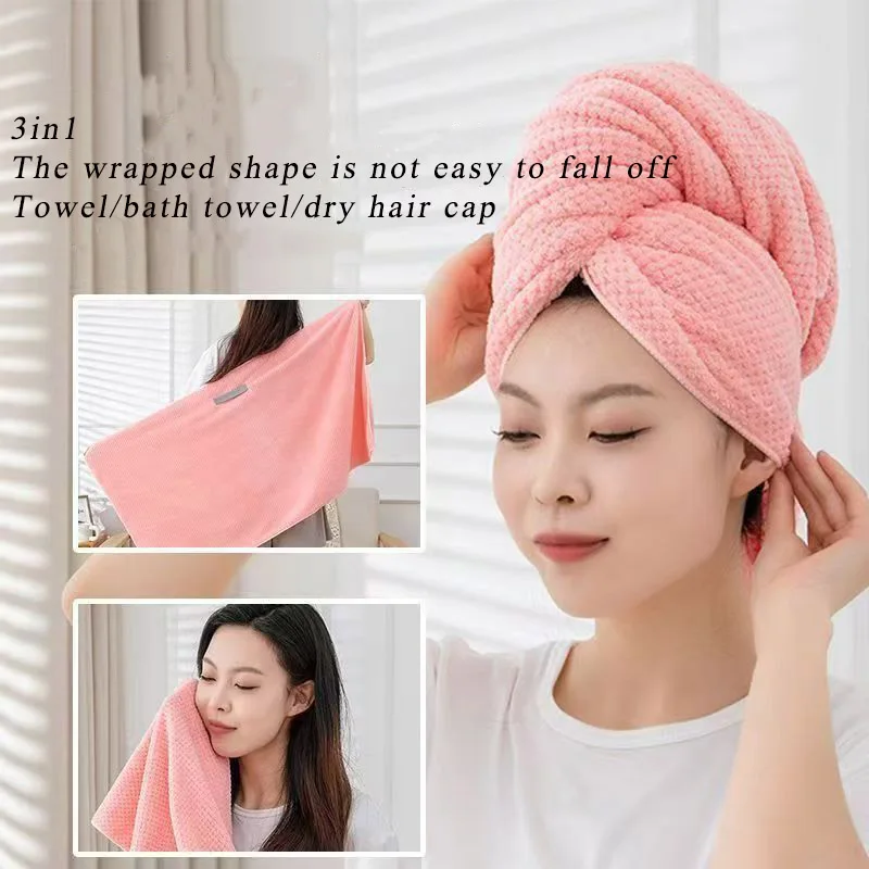 Microfiber Hair Towel Extra Large Wrap Quick Dry Hair Towel Wrap With Elastic Band , Ultra Absorbent Soft Hair Towel Wrap Turban
Microfiber Hair Towel Extra Large Wrap Quick Dry Hair Towel Wrap With Elastic Band , Ultra Absorbent Soft Hair Towel Wrap Turban