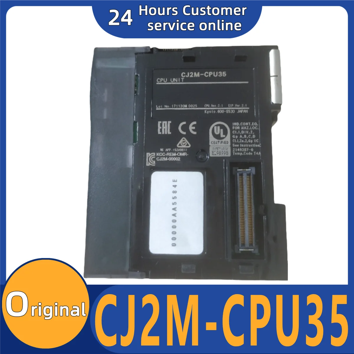 Совершенно новый оригинальный модуль Φ CJ2M-CPU35 CJ2M-CPU34 CJ2M-CPU33 CJ2M-CPU32
Совершенно новый оригинальный модуль Φ CJ2M-CPU35 CJ2M-CPU34 CJ2M-CPU33 CJ2M-CPU32