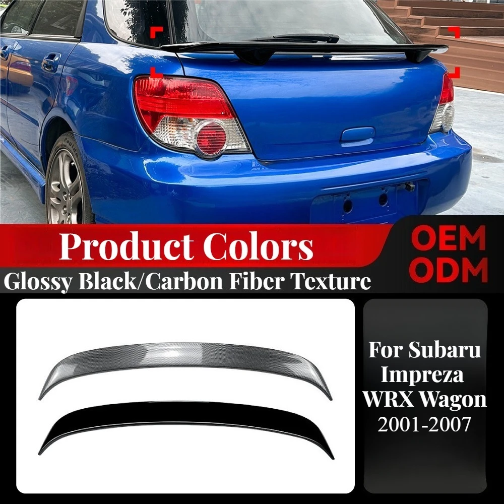For Subaru Impreza WRX Wagon 2001-2007 Rear Trunk Spoiler Wing Tailgate Lip ABS Car Styling Upgrade Sporty Durable Easy Installs
For Subaru Impreza WRX Wagon 2001-2007 Rear Trunk Spoiler Wing Tailgate Lip ABS Car Styling Upgrade Sporty Durable Easy Installs