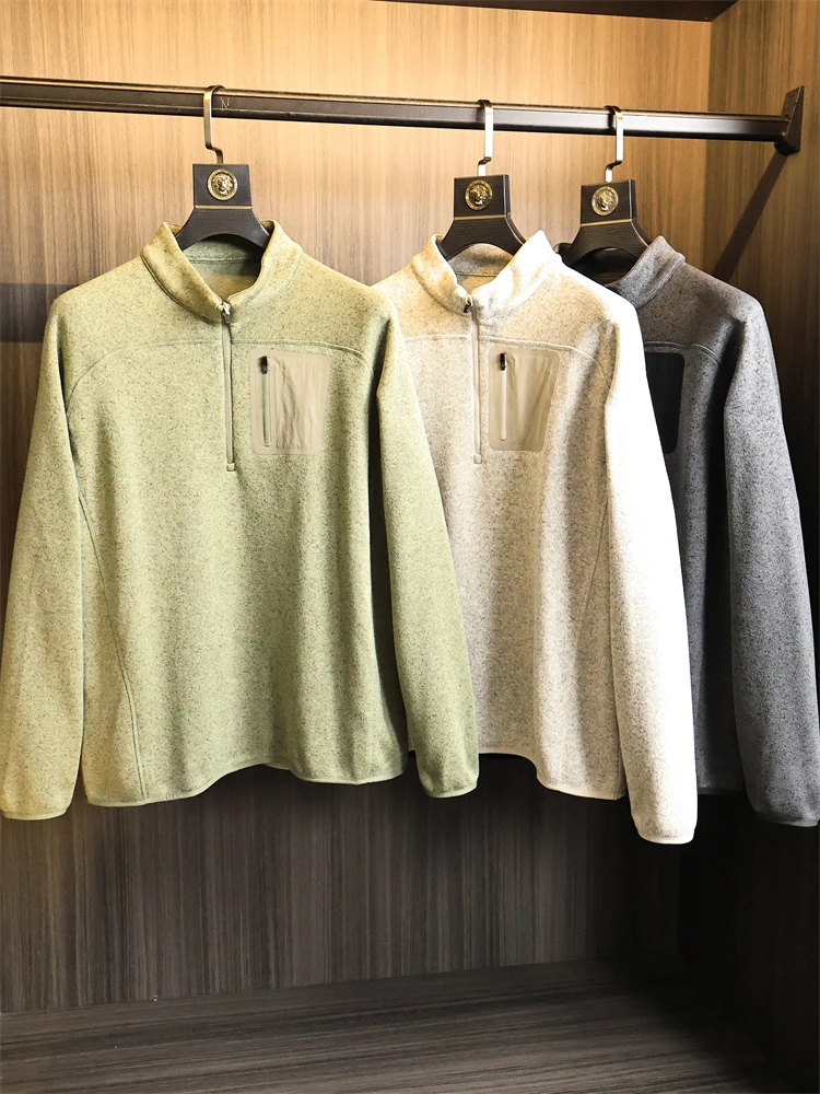 Outdoor Men's Fleece Lined Half Zip Sweatshirt Moisture Wicking Warmth Fashionable Standard Fit Long Sleeve Autumn Sportswear
Outdoor Men's Fleece Lined Half Zip Sweatshirt Moisture Wicking Warmth Fashionable Standard Fit Long Sleeve Autumn Sportswear