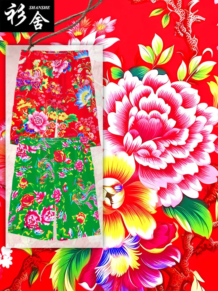 Быстросохнущие мужские пляжные брюки-капри (до колена) красного цвета с этническим узором в стиле Северо-Востока, с крупным цветочным принтом, дизайн Haome
Быстросохнущие мужские пляжные брюки-капри (до колена) красного цвета с этническим узором в стиле Северо-Востока, с крупным цветочным принтом, дизайн Haome