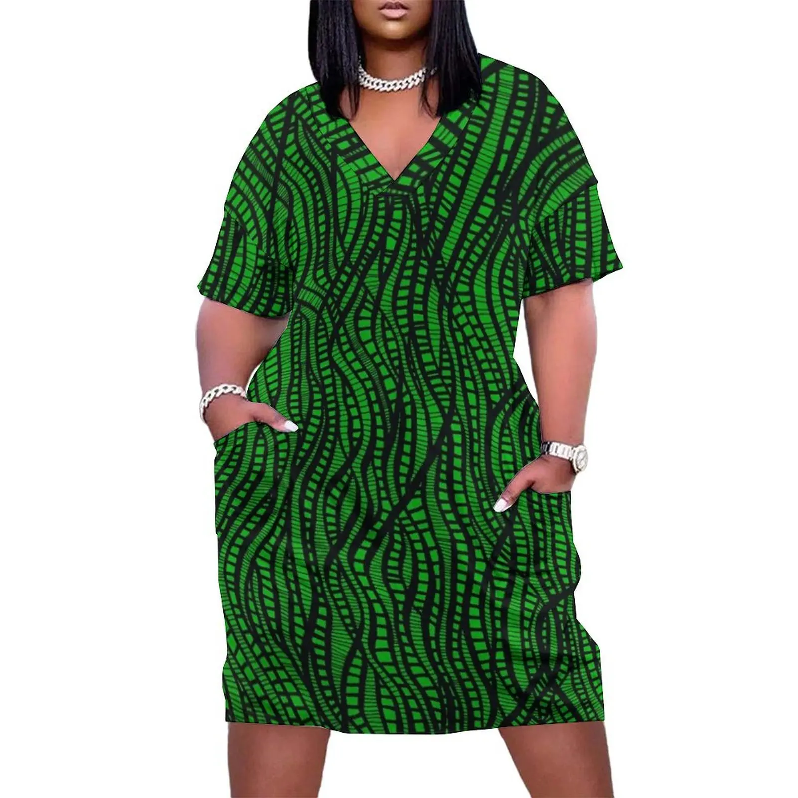 green seaweed Loose Pocket Dress Dress for pregnant women women's dresses luxury woman dress
green seaweed Loose Pocket Dress Dress for pregnant women women's dresses luxury woman dress