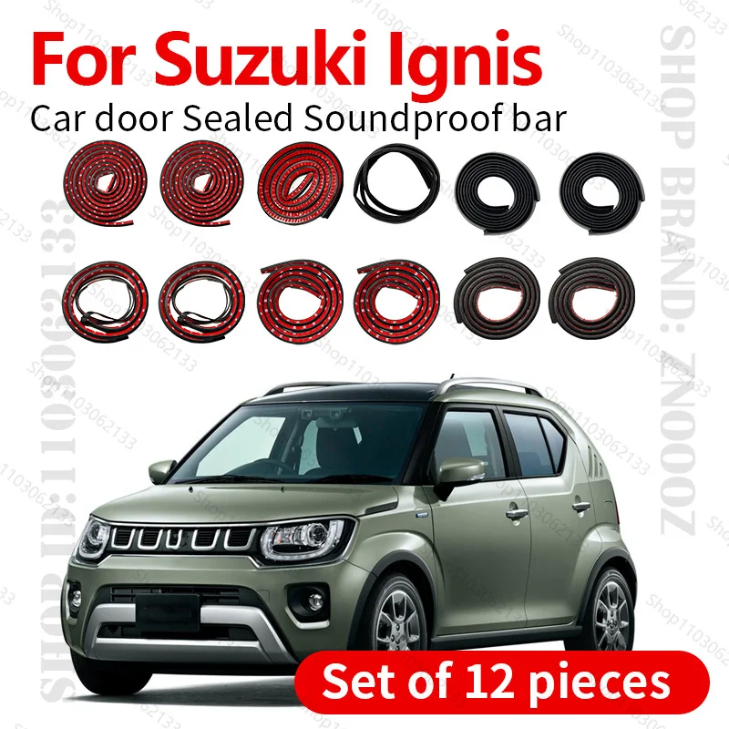 For 2000-2025 Suzuki lgnis Car Door Seal Strip Rubber Double Layer Sealing Protector Soundproof Dustproof Seal Strip 12PCS Set
For 2000-2025 Suzuki lgnis Car Door Seal Strip Rubber Double Layer Sealing Protector Soundproof Dustproof Seal Strip 12PCS Set