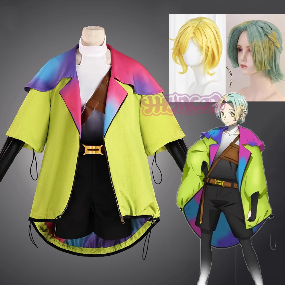 Аниме Gnosia Yuri, карнавальный костюм, парик, зеленая куртка, униформа, карнавальная вечеринка на Хэллоуин для женщин, мужчин и девочек, наряд, аксессуары для реквизита
Аниме Gnosia Yuri, карнавальный костюм, парик, зеленая куртка, униформа, карнавальная вечеринка на Хэллоуин для женщин, мужчин и девочек, наряд, аксессуары для реквизита