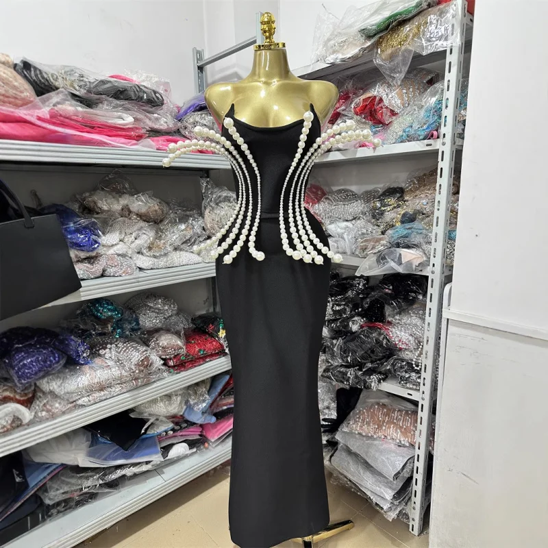 Европейский и американский ретро-стиль, модное жемчужное платье-труба, бандажное платье, элегантное платье для вечеринки и ужина
Европейский и американский ретро-стиль, модное жемчужное платье-труба, бандажное платье, элегантное платье для вечеринки и ужина