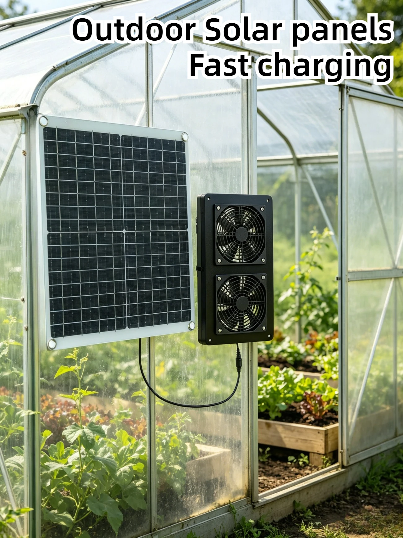IP65 Waterproof 30W Solar Monocrystalline Dual Exhaust Fan Outdoor Ventilation for RV Greenhouse Chicken Coop Pet House Shed
IP65 Waterproof 30W Solar Monocrystalline Dual Exhaust Fan Outdoor Ventilation for RV Greenhouse Chicken Coop Pet House Shed