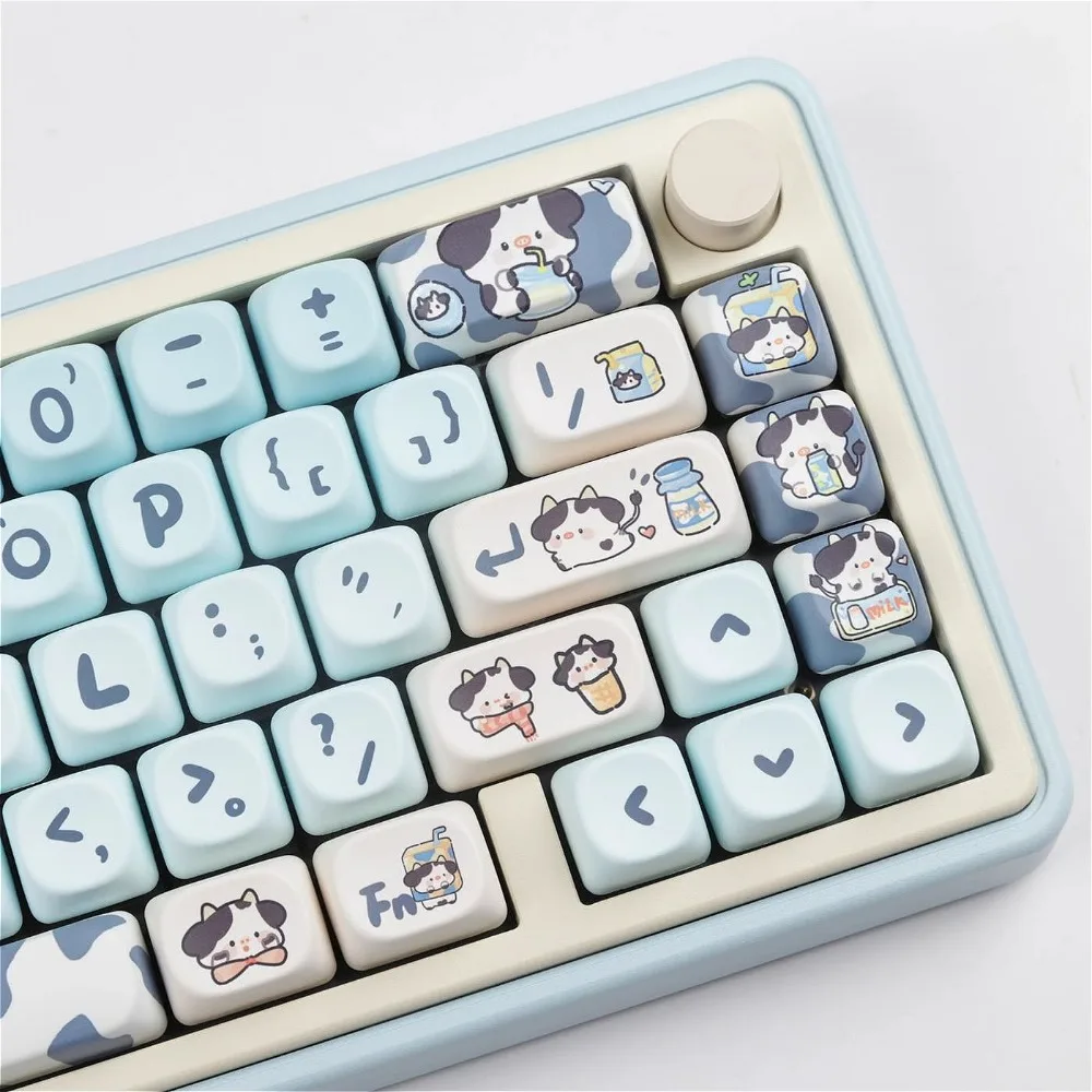 PBT Keycaps 142 keys MOA gradual change cow theme, personalized keycaps for Cherry MX 104/87/61 mechanical keyboard
PBT Keycaps 142 keys MOA gradual change cow theme, personalized keycaps for Cherry MX 104/87/61 mechanical keyboard