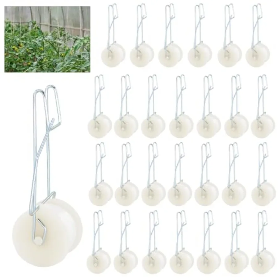 Pack with 49.2FT String, Greenhouse Trellising Kit for Tomato, Plant, Greenhouse, Flower Vine Twine Crop Trellis Kit Plant Roll
Pack with 49.2FT String, Greenhouse Trellising Kit for Tomato, Plant, Greenhouse, Flower Vine Twine Crop Trellis Kit Plant Roll