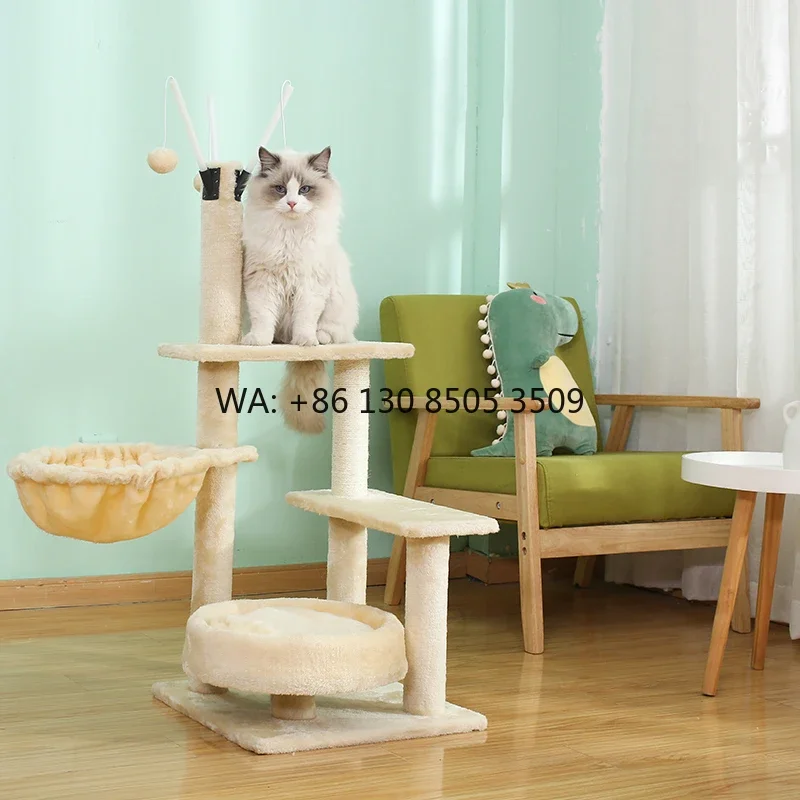 Fast Delivery Wooden Cat Tree House Floor to Ceiling Cat Climbing Tree Furniture Indoor Customizable
Fast Delivery Wooden Cat Tree House Floor to Ceiling Cat Climbing Tree Furniture Indoor Customizable