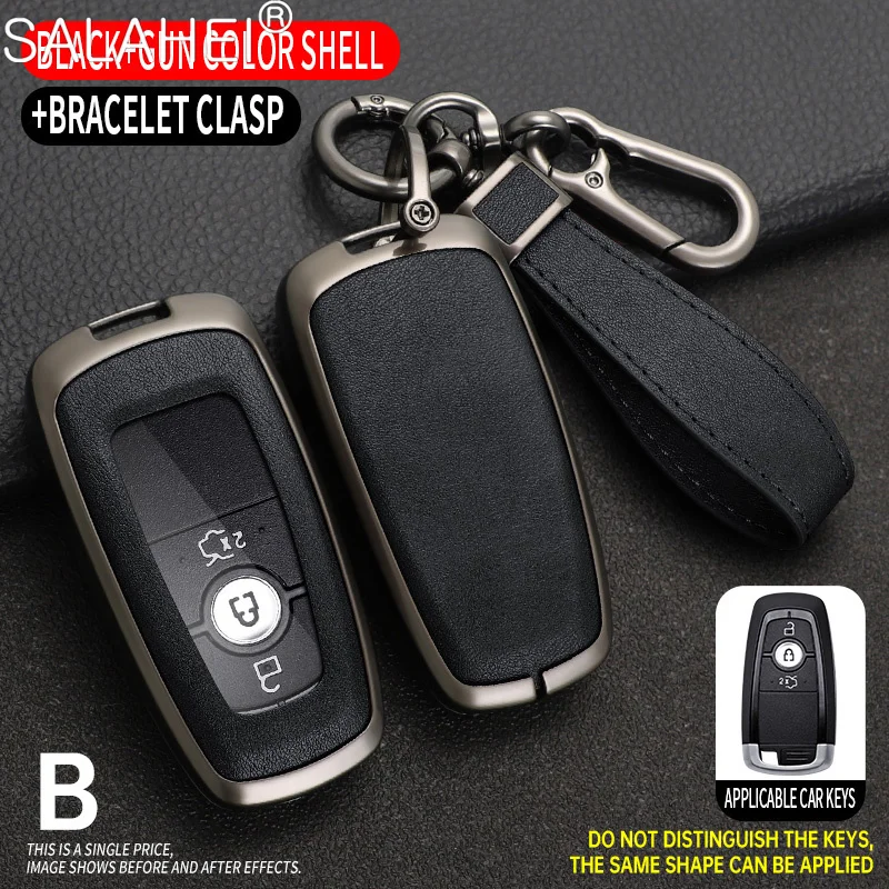 Alloy Leather Car Remote Key Case for Ford Fusion Mustang Kuga Ecosport Explorer F-150 F-250 F-350 F-450 F-550 Raptor F150 Fob
Alloy Leather Car Remote Key Case for Ford Fusion Mustang Kuga Ecosport Explorer F-150 F-250 F-350 F-450 F-550 Raptor F150 Fob