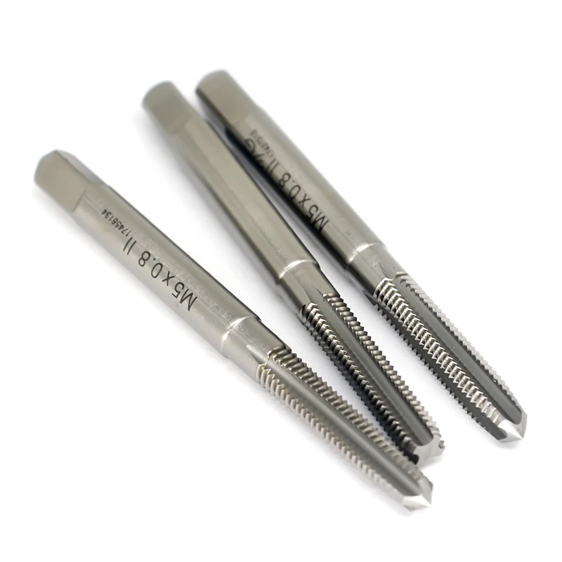 Thread Tap Set M3x0.5 M4x0.7 M5X0.8 M6x1.0 Screw Tap Drill Bit Set Silver Straight Flute Plug Tap
Thread Tap Set M3x0.5 M4x0.7 M5X0.8 M6x1.0 Screw Tap Drill Bit Set Silver Straight Flute Plug Tap