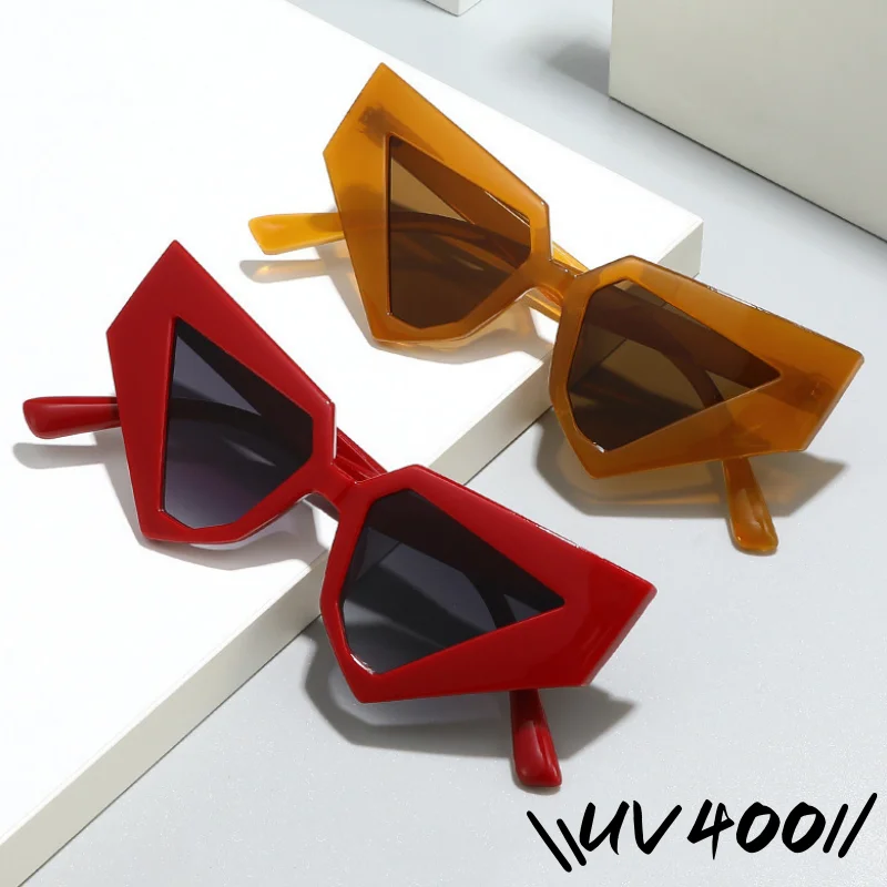 Trendy Personality Cat Eye Sunglasses Women UV400 Ultraviolet-proof Fashion Sun Glasses Walk The Show Stage Performances
Trendy Personality Cat Eye Sunglasses Women UV400 Ultraviolet-proof Fashion Sun Glasses Walk The Show Stage Performances