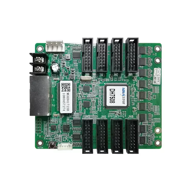 DIY Novastar светодиодный дисплей полноцветная приемная карта DH7508 система управления дисплеем 256x256 пикселей 8*интерфейс HUB75E
DIY Novastar светодиодный дисплей полноцветная приемная карта DH7508 система управления дисплеем 256x256 пикселей 8*интерфейс HUB75E