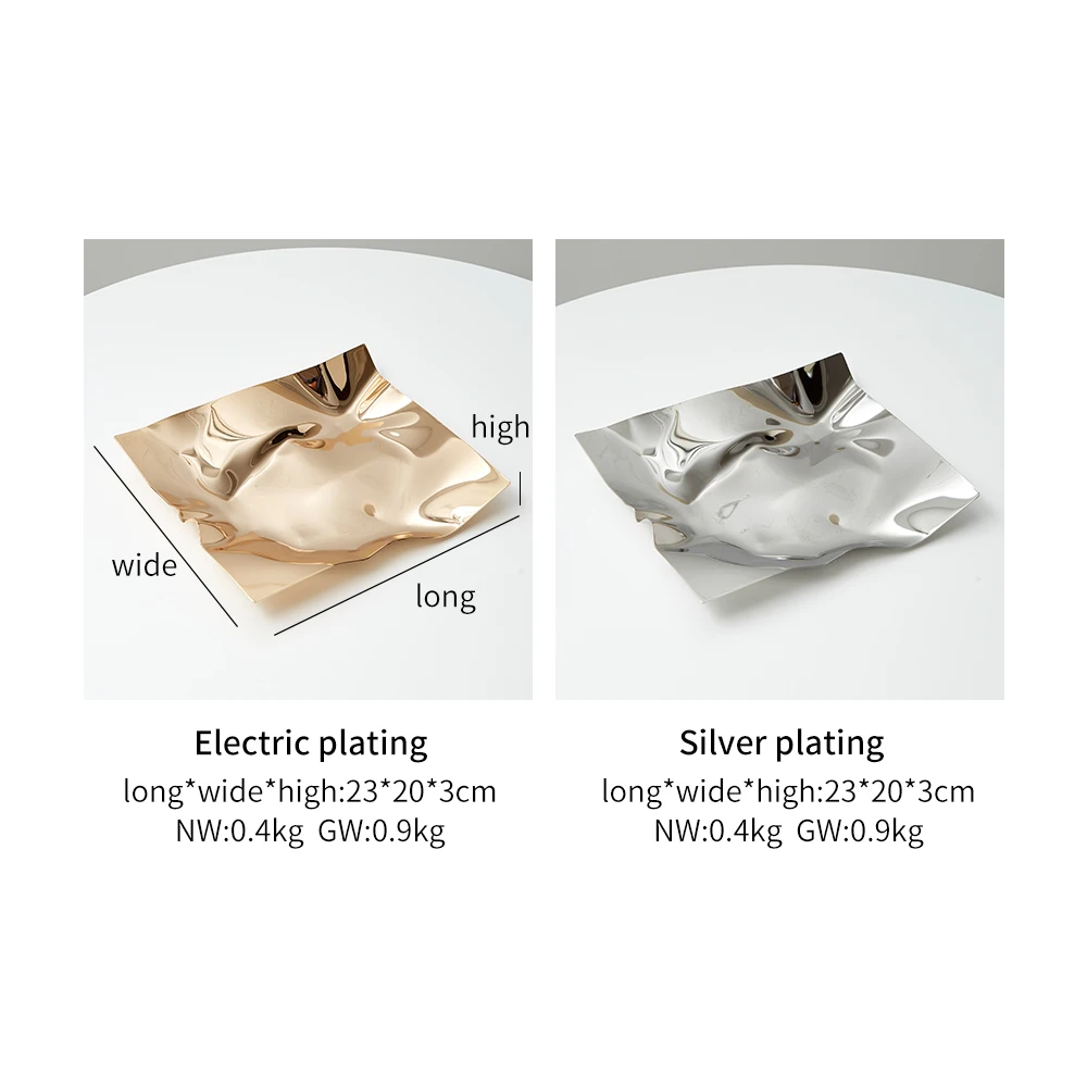 Nordic Creative Irregular Design Storage Tray Jewelry Fruit Plate Stainless Steel TrayHome Decor Living Room Organizer
Nordic Creative Irregular Design Storage Tray Jewelry Fruit Plate Stainless Steel TrayHome Decor Living Room Organizer