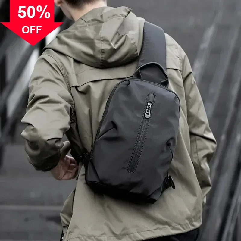 MOYYI Sling for Men, Waterproof Nylon Chest with Adjustable Strap, Anti theft Sport Travel Crossbody Bag
MOYYI Sling for Men, Waterproof Nylon Chest with Adjustable Strap, Anti theft Sport Travel Crossbody Bag
