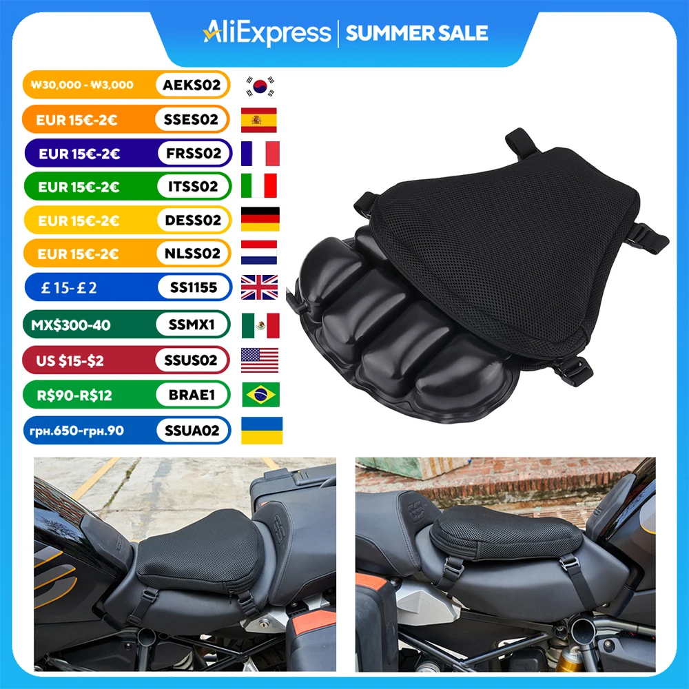 KEMiMOTO For BMW F800 GS R1200 GS Air Pad Seat Cushion Motorcycle For F650 F700 GS ADV For MT 07 MT 09 For TENERE 700
KEMiMOTO For BMW F800 GS R1200 GS Air Pad Seat Cushion Motorcycle For F650 F700 GS ADV For MT 07 MT 09 For TENERE 700