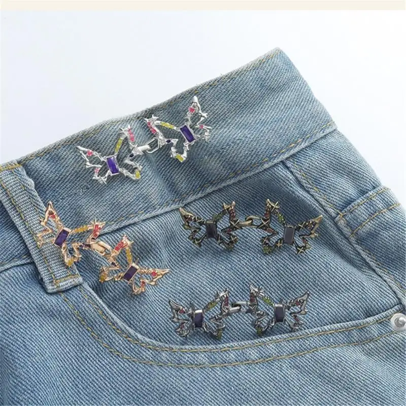 195E Butterfly Waist Cincher Elegant Waist Fasteners Metal Jeans Buttons for Fashion Women
195E Butterfly Waist Cincher Elegant Waist Fasteners Metal Jeans Buttons for Fashion Women
