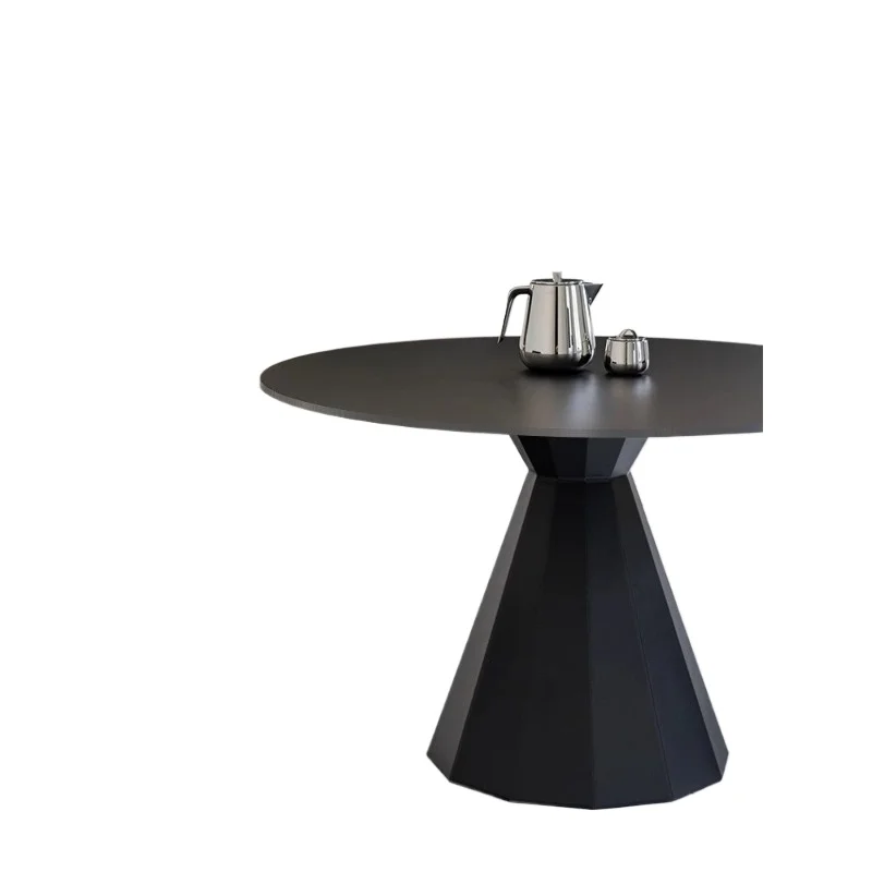 Black rock slab anti-scratch, anti-fouling and anti-scalding small apartment table
Black rock slab anti-scratch, anti-fouling and anti-scalding small apartment table
