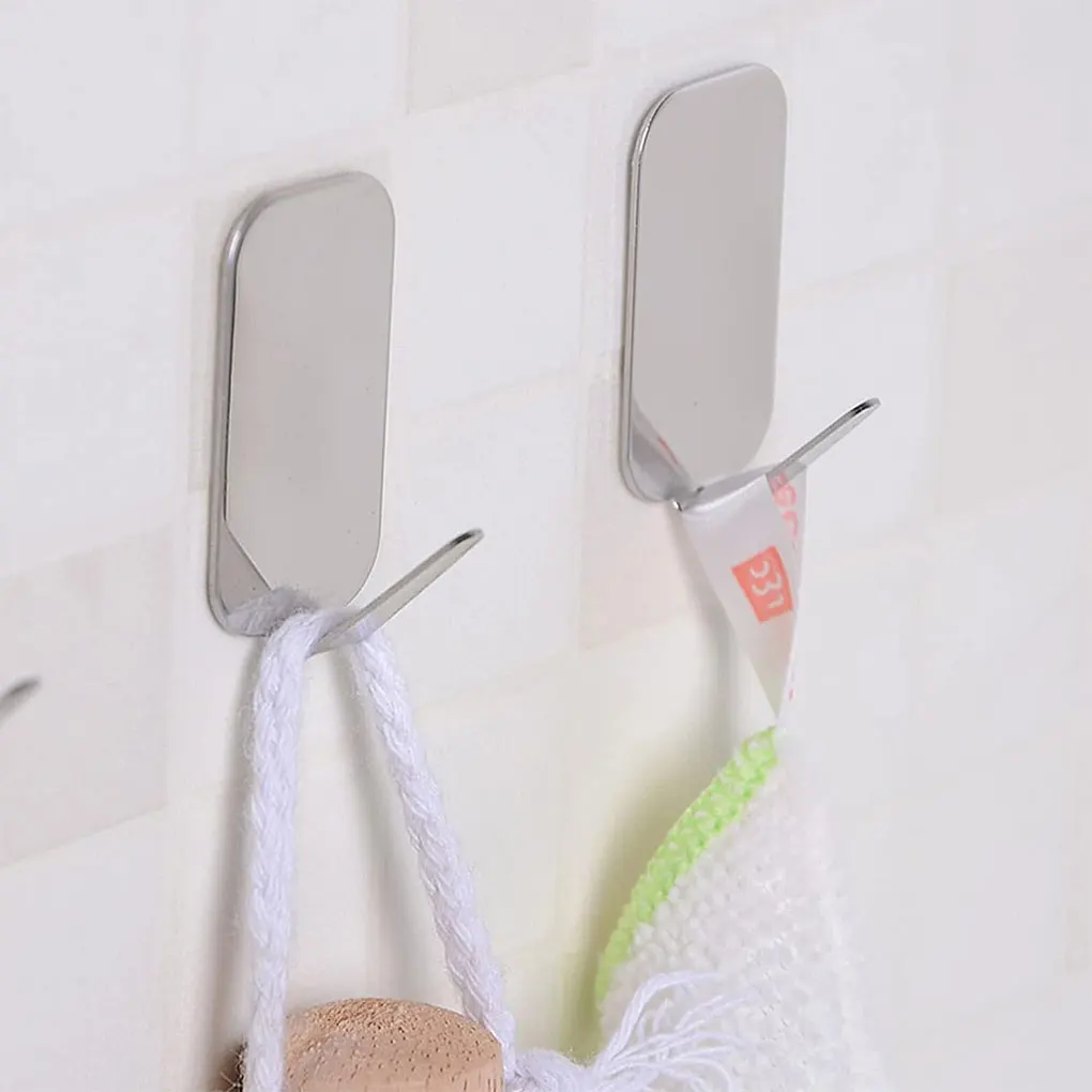 16pieces Durable Stainless Steel Adhesive Hooks Easy Installation Easy To Stylish Multi-purpose
16pieces Durable Stainless Steel Adhesive Hooks Easy Installation Easy To Stylish Multi-purpose