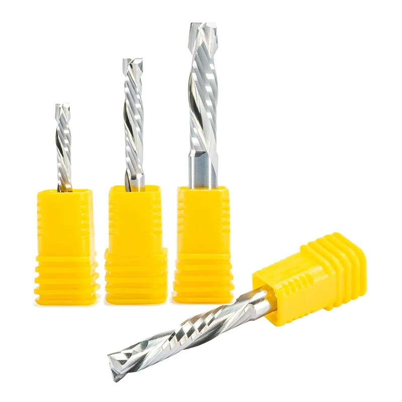 10PCS UP & DOWN Cut 3.175/4/5/6/8mm Two Flutes Spiral Carbide Mill Tool Cutter CNC Router Compression Wood End Mill Cutter Bits
10PCS UP & DOWN Cut 3.175/4/5/6/8mm Two Flutes Spiral Carbide Mill Tool Cutter CNC Router Compression Wood End Mill Cutter Bits
