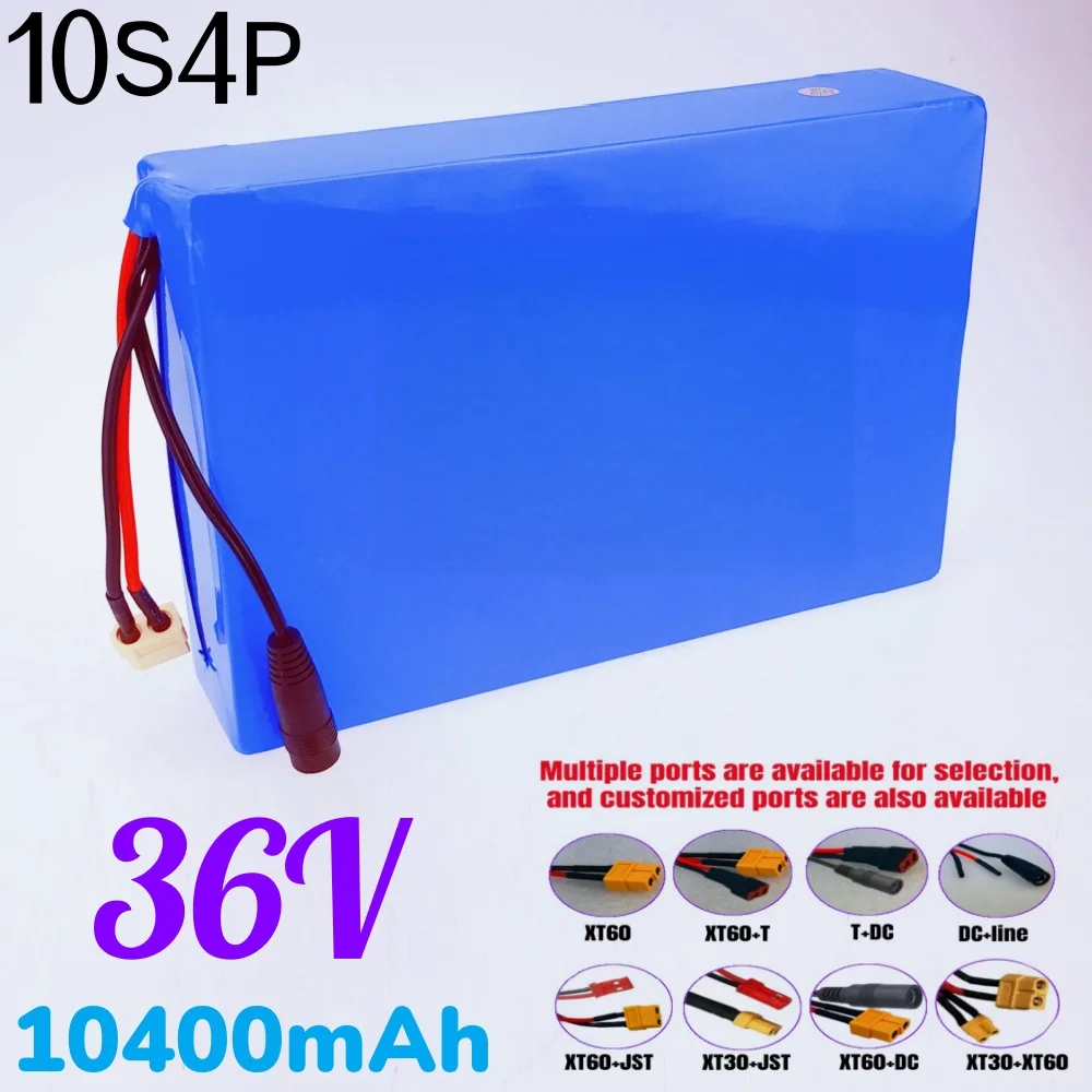 36 В 10S4P 10400 мАч Подходит для 500 Вт 750 Вт Подходит для электрического скутера 18650 Встроенный аккумулятор
36 В 10S4P 10400 мАч Подходит для 500 Вт 750 Вт Подходит для электрического скутера 18650 Встроенный аккумулятор