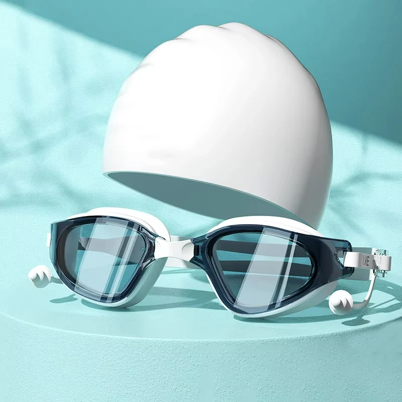 Swimming Goggles Adult Anti-fog Swimming Goggles Set Waterproof Silicone Swim Glasses with Earplugs Anti-Swim Eyewear
Swimming Goggles Adult Anti-fog Swimming Goggles Set Waterproof Silicone Swim Glasses with Earplugs Anti-Swim Eyewear