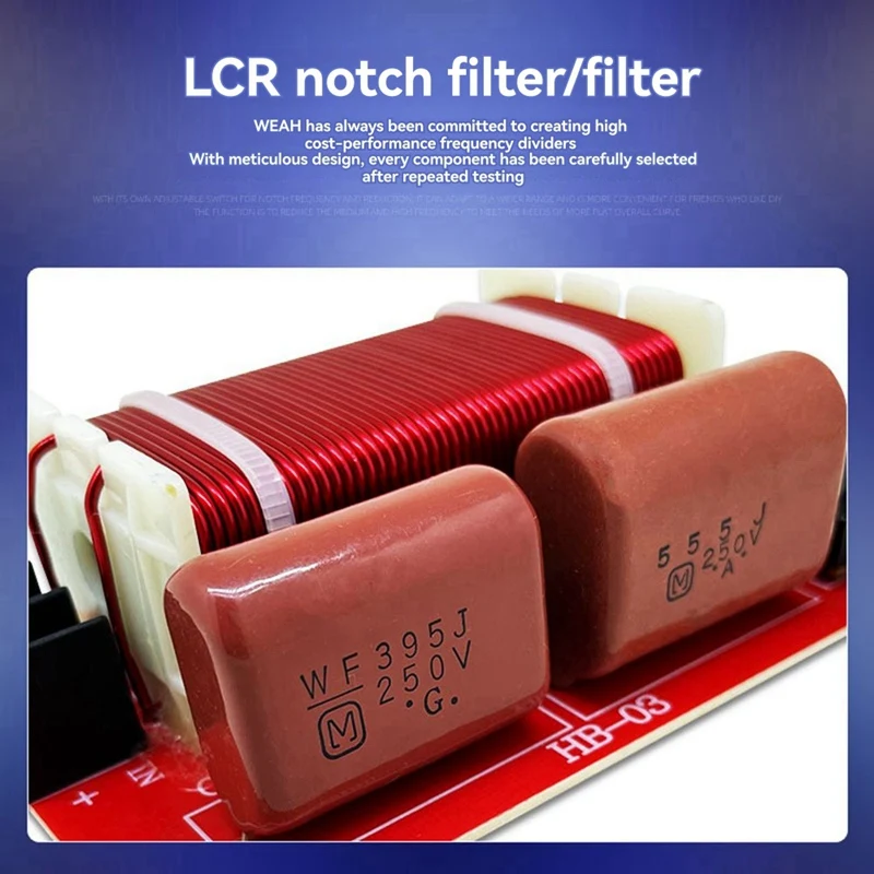 Фильтр для полнодиапазонных динамиков ниже 15-дюймового Hi-Fi-фильтра аудиокласса Регулируемая аудиоволновая ловушка-A86Z
Фильтр для полнодиапазонных динамиков ниже 15-дюймового Hi-Fi-фильтра аудиокласса Регулируемая аудиоволновая ловушка-A86Z