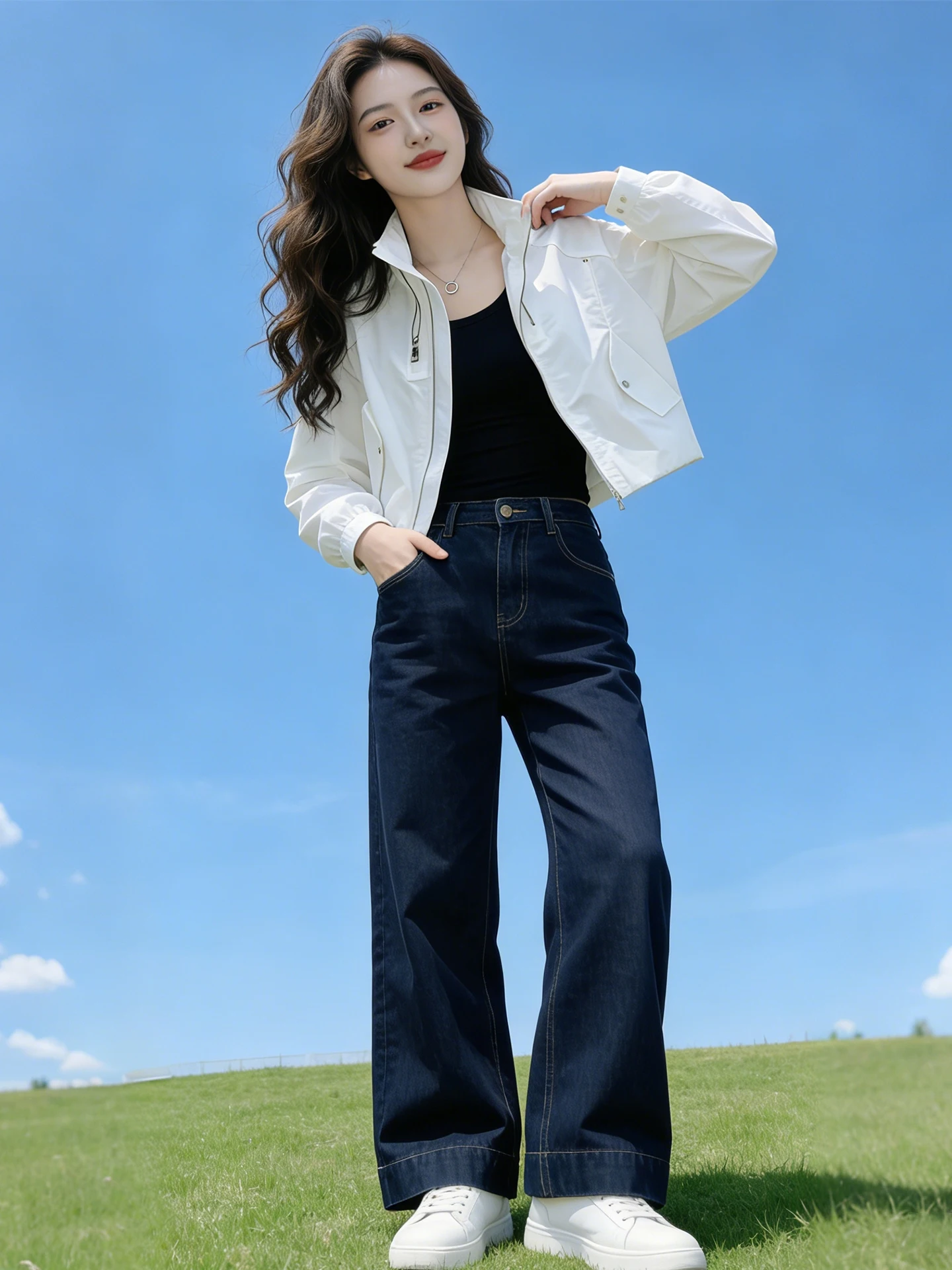 Women's Casual Stand Collar Jacket 2026 New Style Spring Autumn Loose Fit Versatile Top Breathable Zipper Short Coat
Women's Casual Stand Collar Jacket 2026 New Style Spring Autumn Loose Fit Versatile Top Breathable Zipper Short Coat