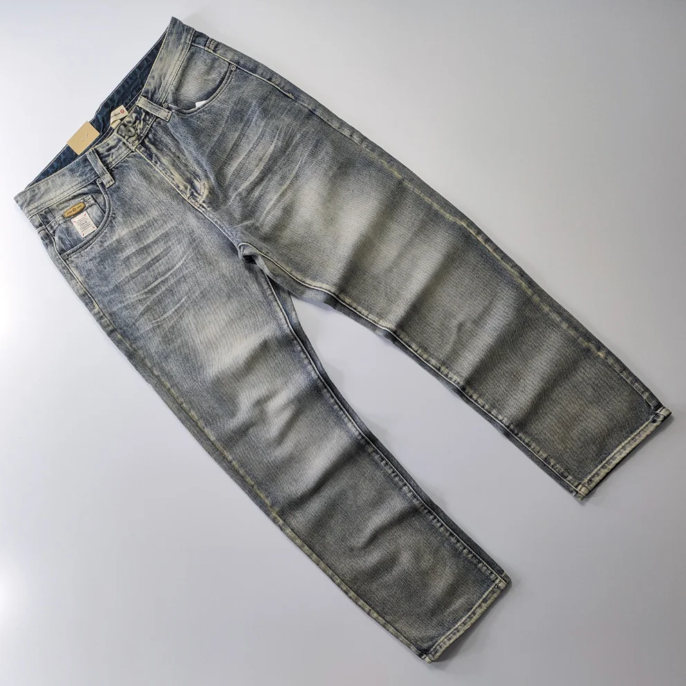Loose Straight Leg Cotton Denim Jeans mid Waist Washed Retro Men's Casual Wear All Seasons Comfortable Classic Style
Loose Straight Leg Cotton Denim Jeans mid Waist Washed Retro Men's Casual Wear All Seasons Comfortable Classic Style