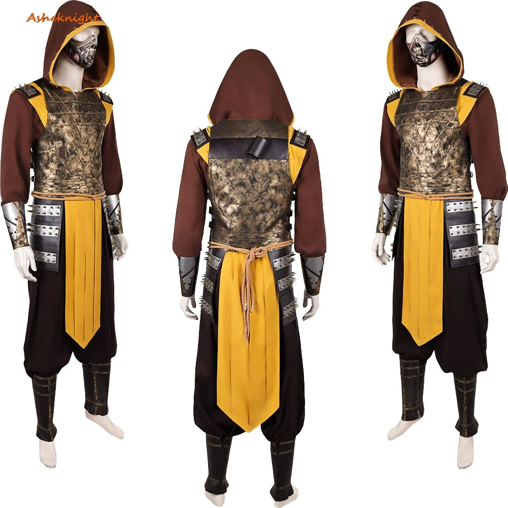 Game Mortal Kombat 2 Cosplay Scorpion Top Vest Pants Cloth Men Party Disguise Roleplay Outfits Suit Halloween Costume Carnival
Game Mortal Kombat 2 Cosplay Scorpion Top Vest Pants Cloth Men Party Disguise Roleplay Outfits Suit Halloween Costume Carnival
