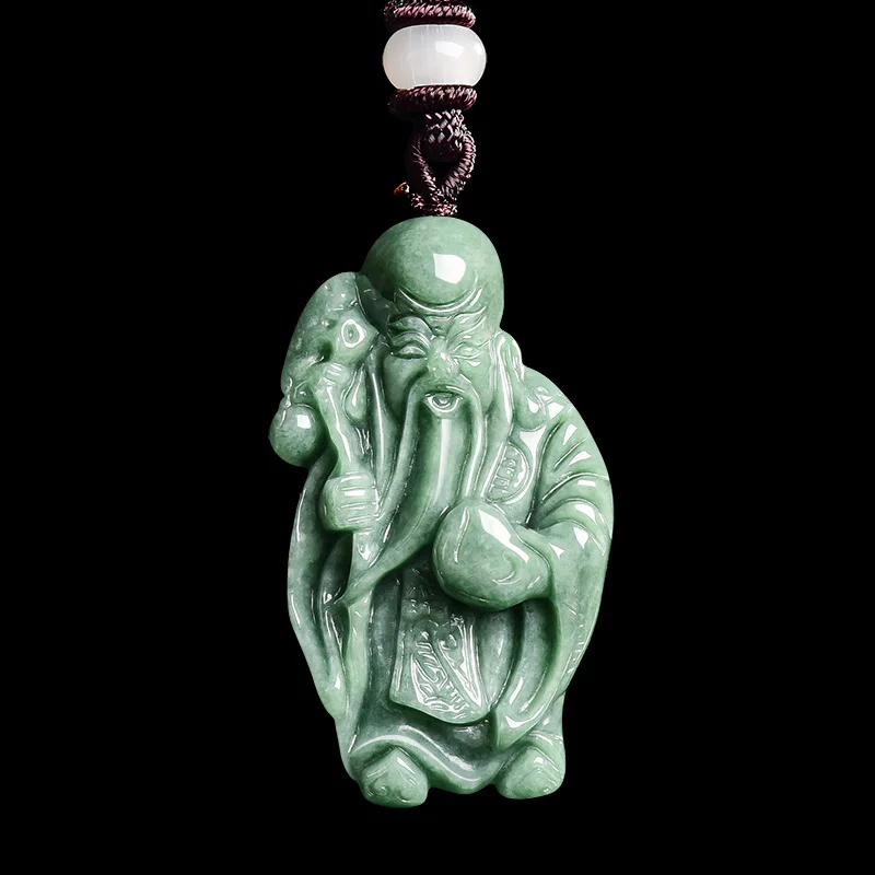 Natural A-grade Jade Bean Green Longevity Star Immortal Ice Seed Jadeite Pendant For Men's Charms Jewelry Drop Shipping
Natural A-grade Jade Bean Green Longevity Star Immortal Ice Seed Jadeite Pendant For Men's Charms Jewelry Drop Shipping