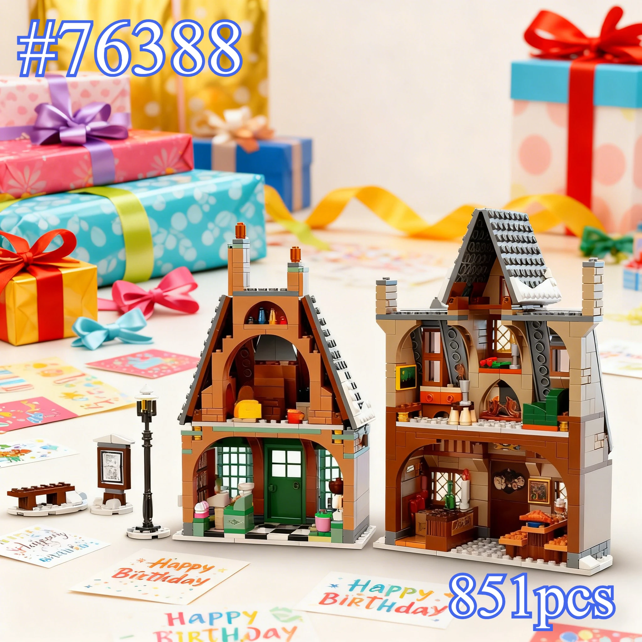 MINISO Magic Village Model 76388 Building Blocks Sets Suitable for Christmas Gifts Compatible with Legoed Particles,851pcs.
MINISO Magic Village Model 76388 Building Blocks Sets Suitable for Christmas Gifts Compatible with Legoed Particles,851pcs.