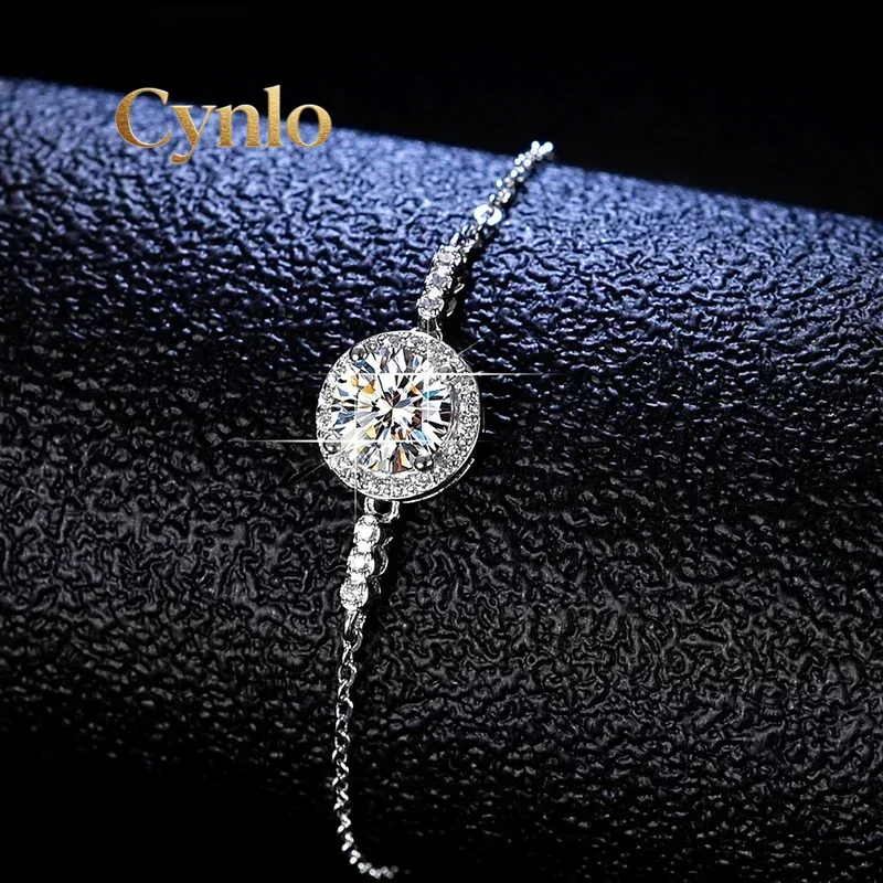 Cynlo Jewelry Luxury PT950 Platinum 1 Carat Moissanite Diamond Bracelet High-End Exquisite Jewelry Gift for Girlfriend Mother So
Cynlo Jewelry Luxury PT950 Platinum 1 Carat Moissanite Diamond Bracelet High-End Exquisite Jewelry Gift for Girlfriend Mother So