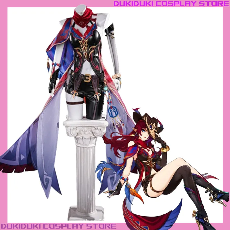 Game Genshin Impact Cosplay Clothings Chasca Cosplay Costumes Party Role Play Uniform Woman Carnival Suit Accessories Hot Anime
Game Genshin Impact Cosplay Clothings Chasca Cosplay Costumes Party Role Play Uniform Woman Carnival Suit Accessories Hot Anime